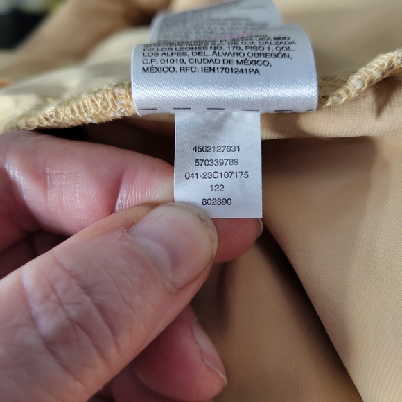 Chicos Bridgitte slim Ankle Pant Khaki Slimming Panel Stretch Fabric Size 20 - Picture 11 of 11